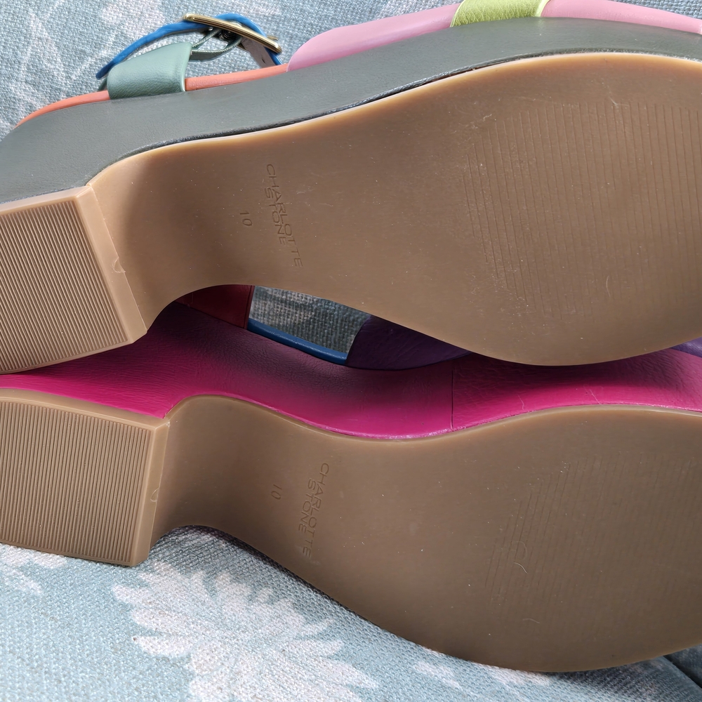 Charlotte Stone Raf platform sandals in the Solimar colorway - Picture 5 of 5